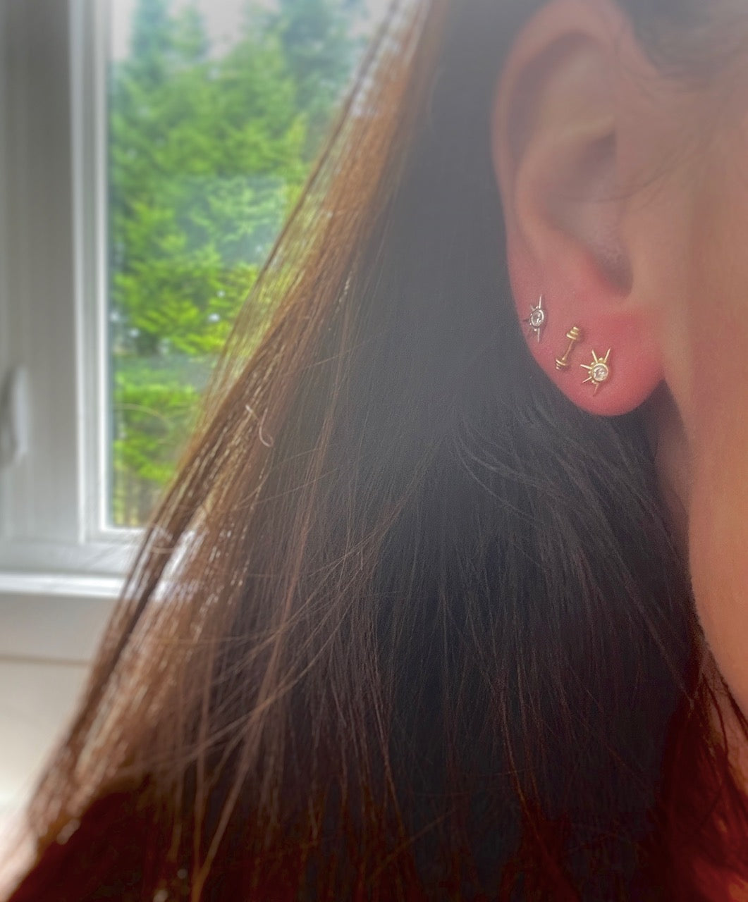 Half-sun studs
