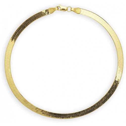 Herringbone anklet